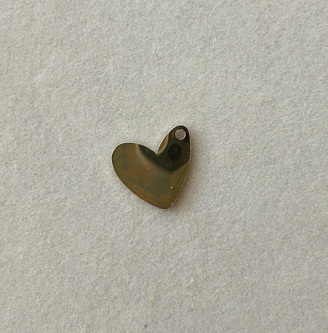 Flat Gold Heart