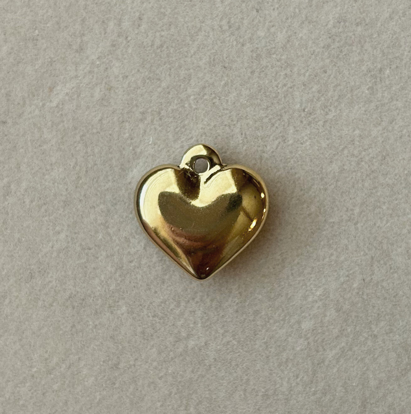 Chunky Gold Heart