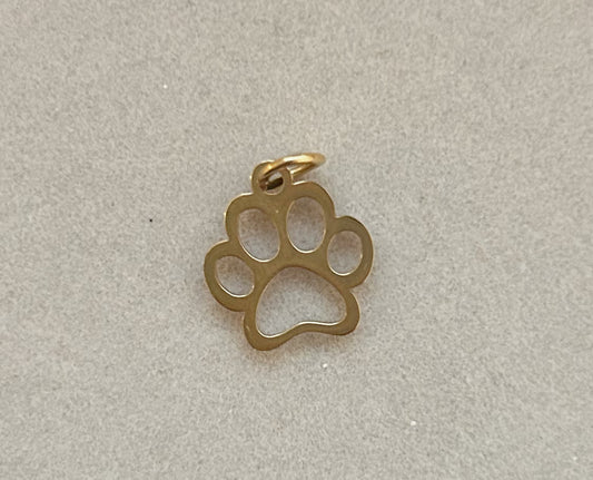 Gold Dog Paw