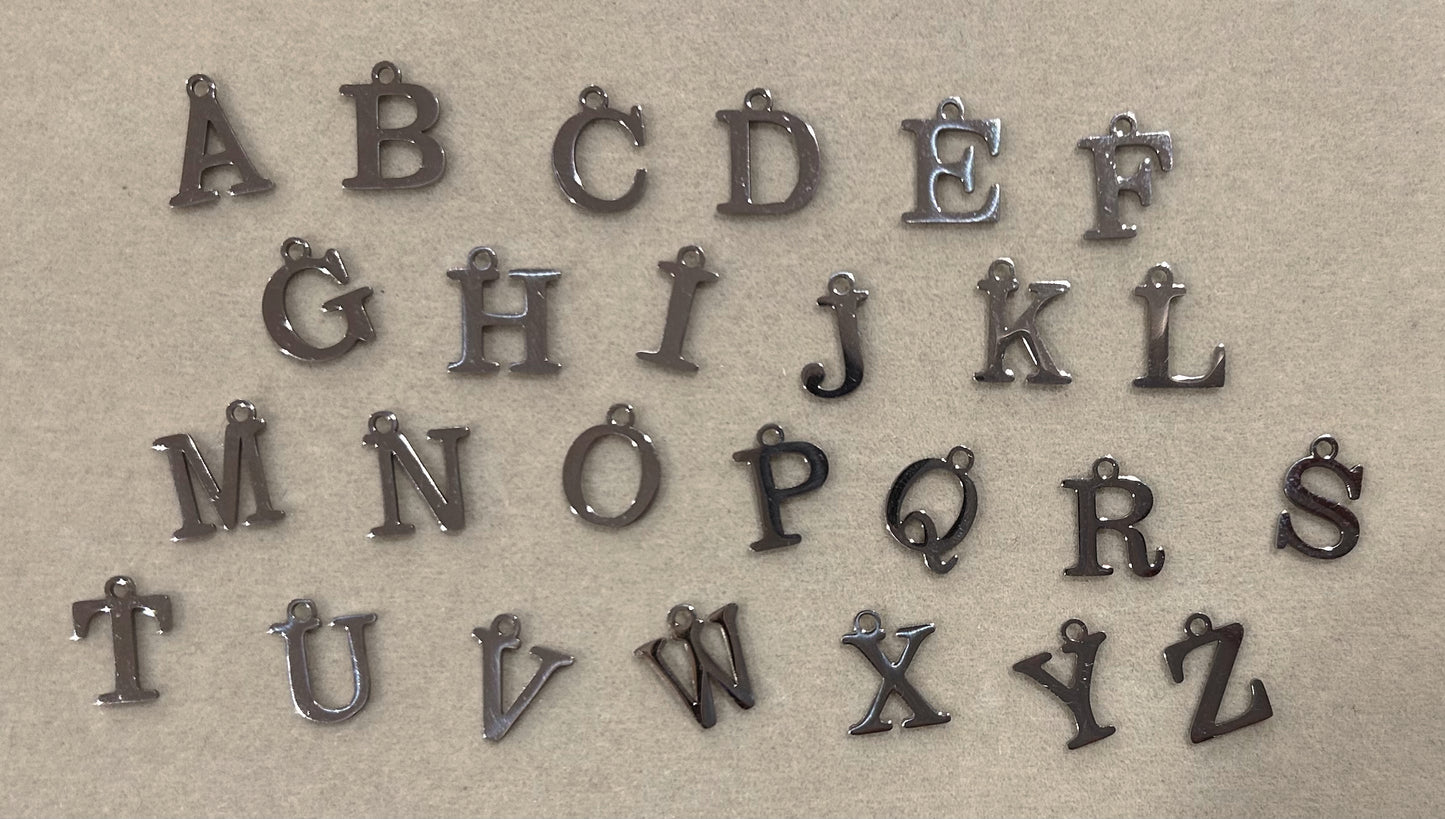 Capital Silver Letters