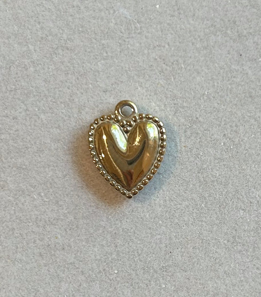 Dotted Gold Heart