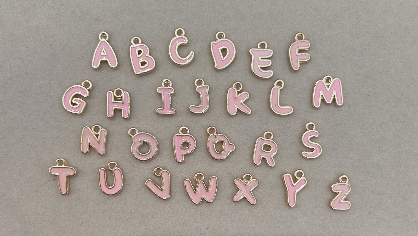 Pink Bubble Letters