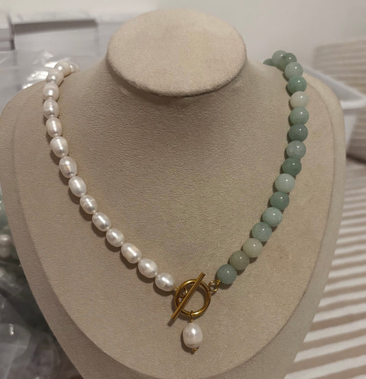 Green Pearl Necklace